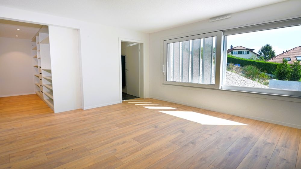 Appartement neuf de 3.5 pièces au coeur d'Oron-la-Ville - Précédente réalisation - Chambre - non contractuel
