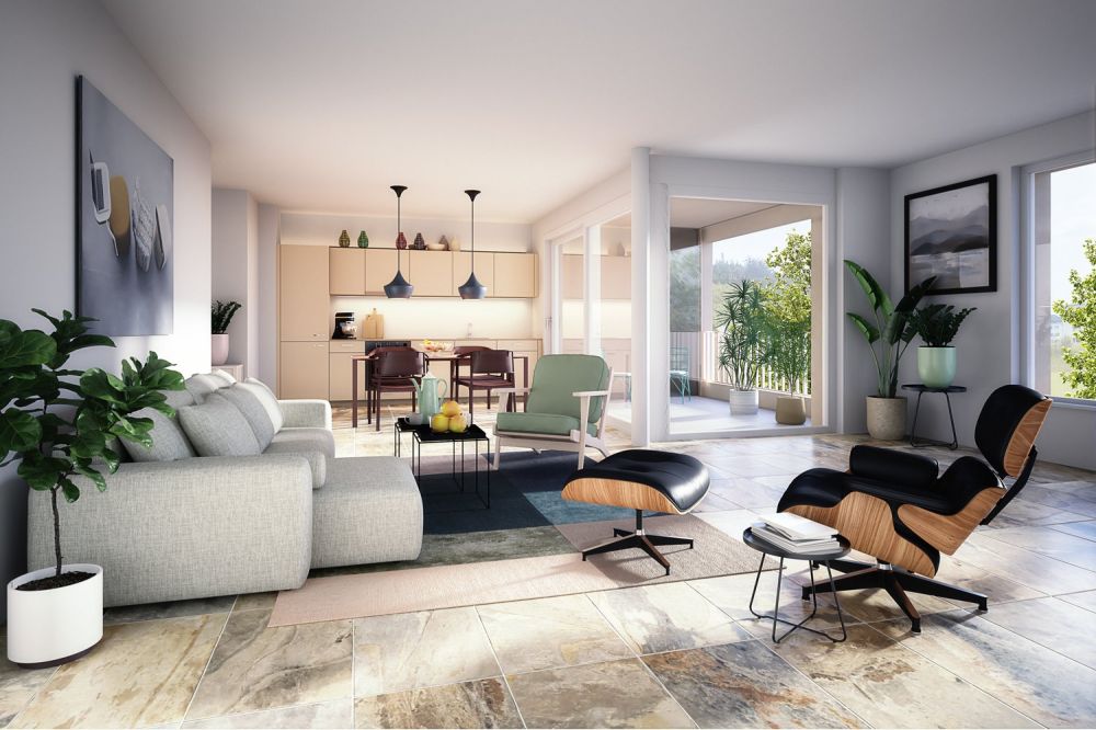 Neubau- 4.5-Zimmerwohnung - Bild 2