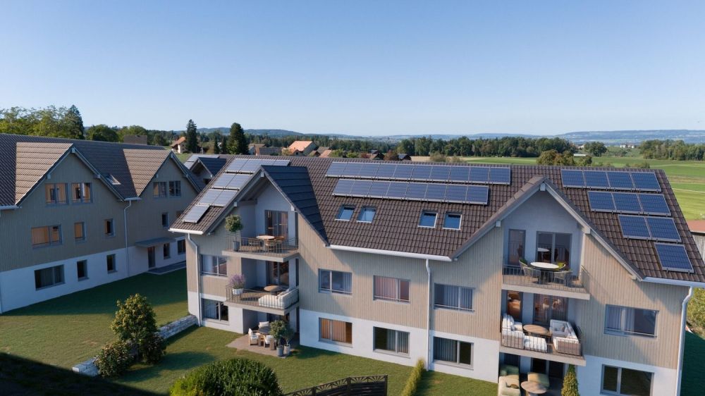 (A001) 3.5-Zimmer-Wohnung mit Gartenanteil und Abendsonne -  Bild 7