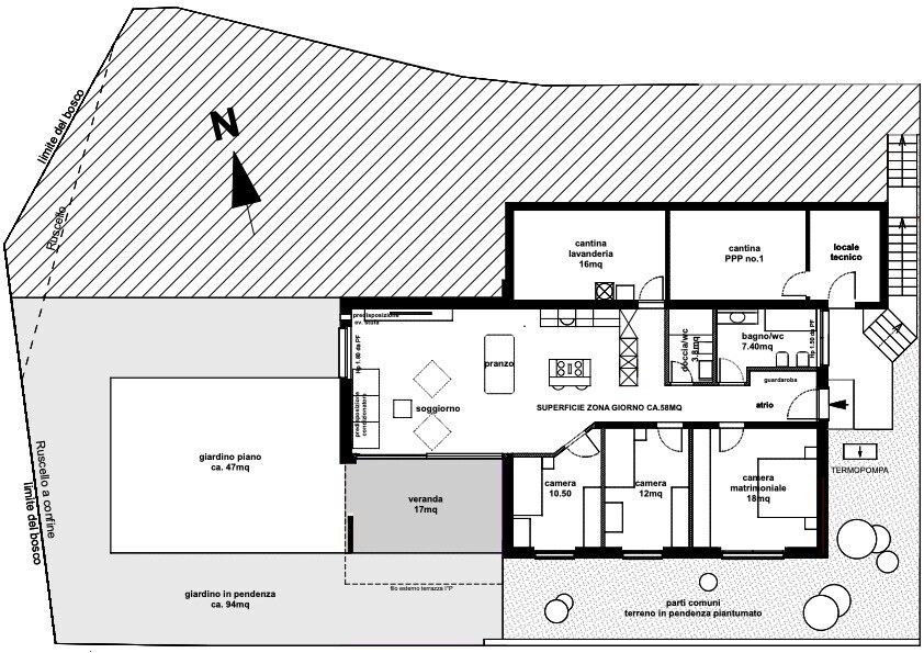 EXKLUSIVES UND GERAUMIGES 4.5-ZIMMER-WOHNUNG MIT GARTEN IN CAPRIASCA -  Bild 8