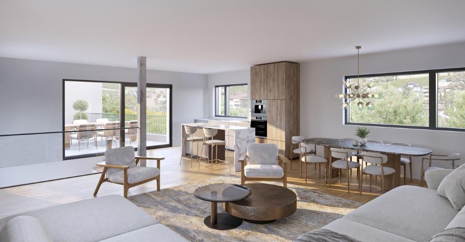 "ROCHER EN VILLE" 6 VILLAS DE STANDING AU COEUR DE SION - Villa 4.5 pièces - image - 6