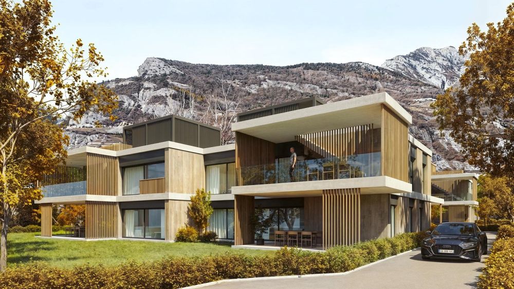 Rez-de-chaussée 5,5 pces avec grande terrasse et spacieux jardin - Appartement terrasse, 5.5 pièces, 153.00 m2