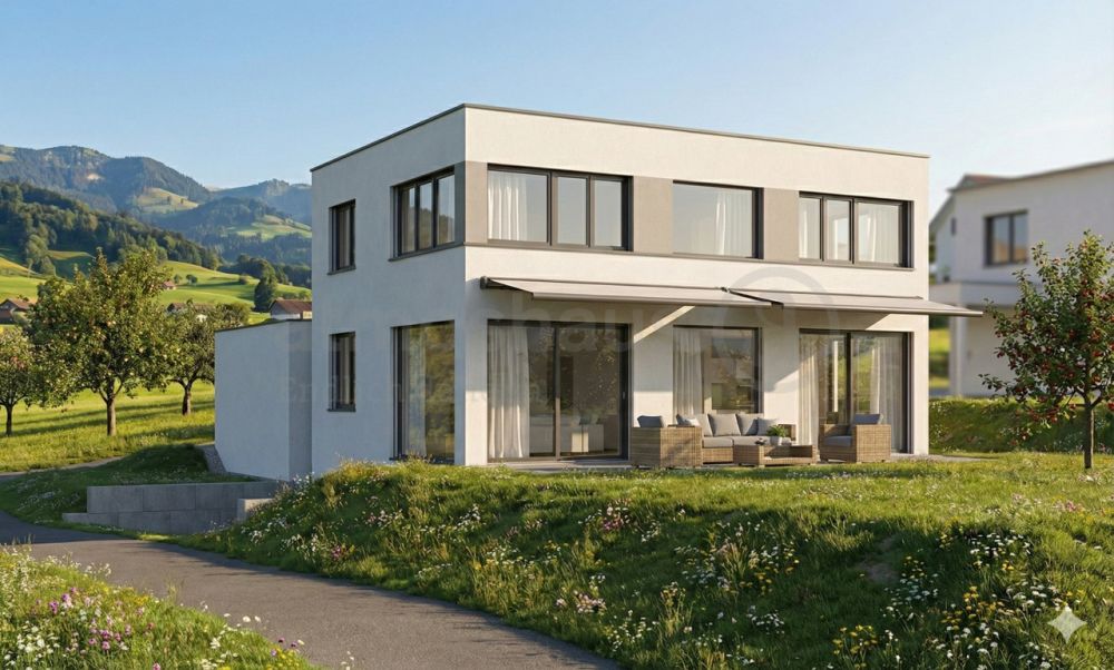 Neubau-EFH in Moosleerau mit Garten und Galerie - Bild 1