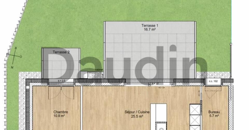 Appartement neuf THPE de 3.5 pièces avec un jardin privatif - Appartement 3.5 pièces - image - 5