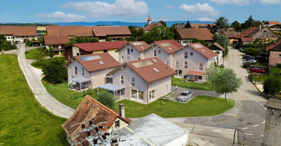 Combremont-le-Grand, villa à vendre, 4.5 pièces, dès Fr. 795'000.- - Maison contiguë 4.5 pièces - image - 1