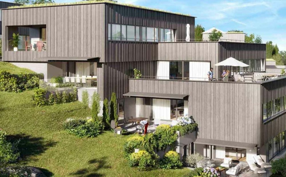 Traumhafte Fernsicht auf Alpstein mit Säntis und Churfirsten - 5.5-Zi.-Terrassenhaus - Bild 1