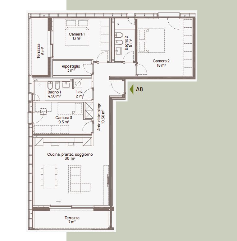 Ultimo 4.5 in vendita, anche a reddito, nuova costruzione! -  Bild 8