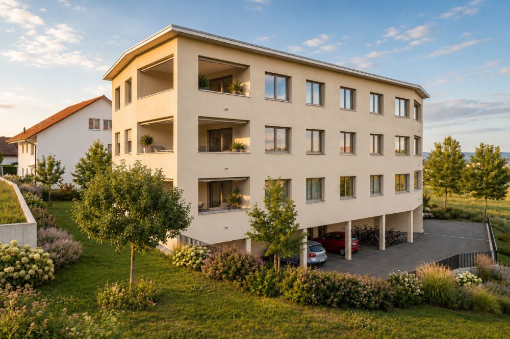 Wohnungen mit 4½ Zimmern in einer gehobenen Wohnanlage in Vuadens -  Bild 1