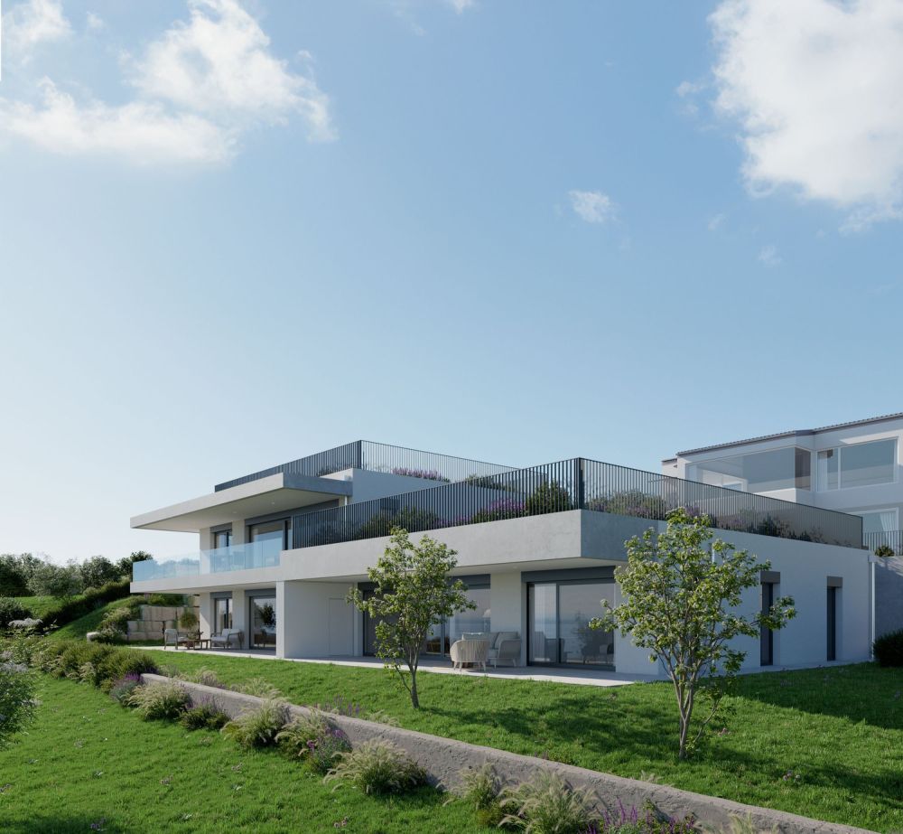 Rez-de-jardin avec vue somptueuse. -  Bild 1