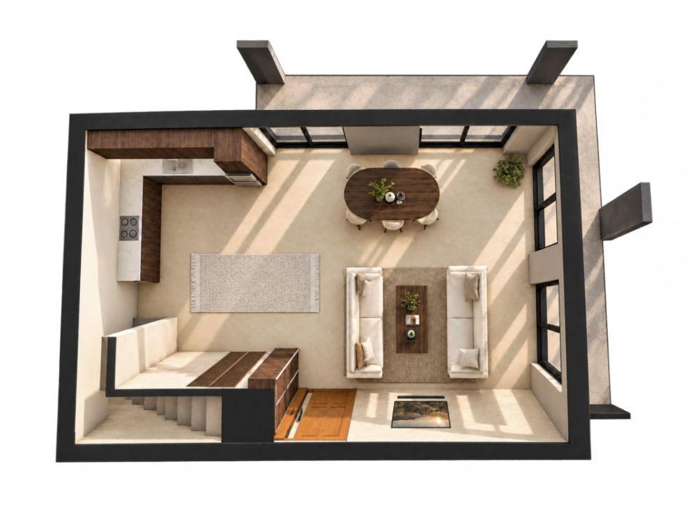 NEUVE - 67 m2 de Terrasses et ROOF-TOP pour cette VILLA 4.5 pcs de 350 m2 utile -  Bild 5
