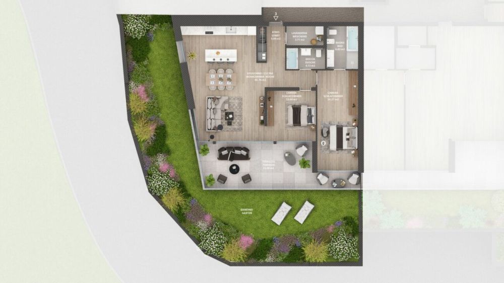 Porta al Paradiso - Locarno Monti - 3.5-Zimmer-Erdgeschoss-Wohnung (W3) -  Bild 11