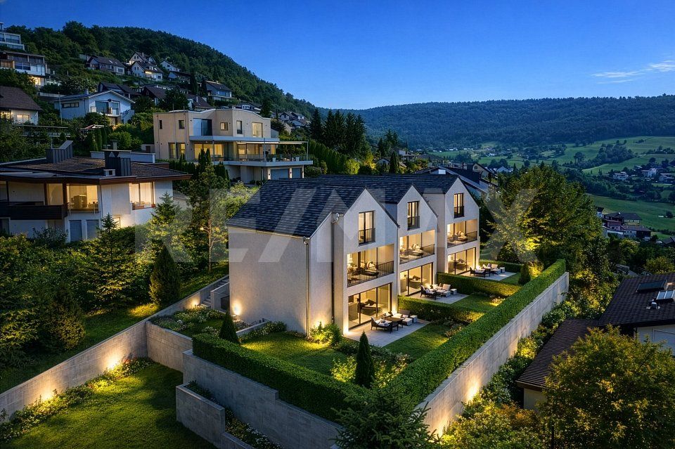 Nähe Aarau, A1 / A2 Kreuz Mittelland, erstklassige bevorzugte Villen-Hanglage mit Weitsicht, 3 REFH -  Bild 3
