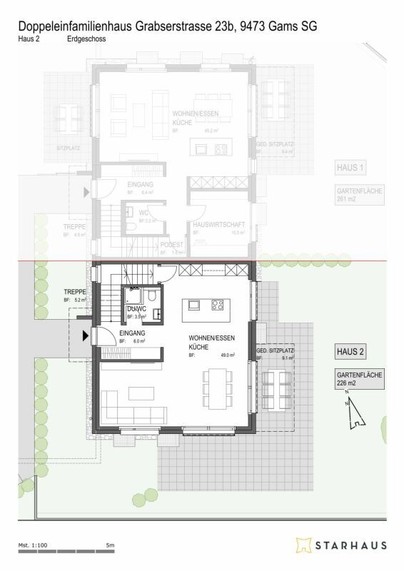 4 1/2-Zimmer Doppeleinfamilienhaus in ländlicher Umgebung -  Bild 4