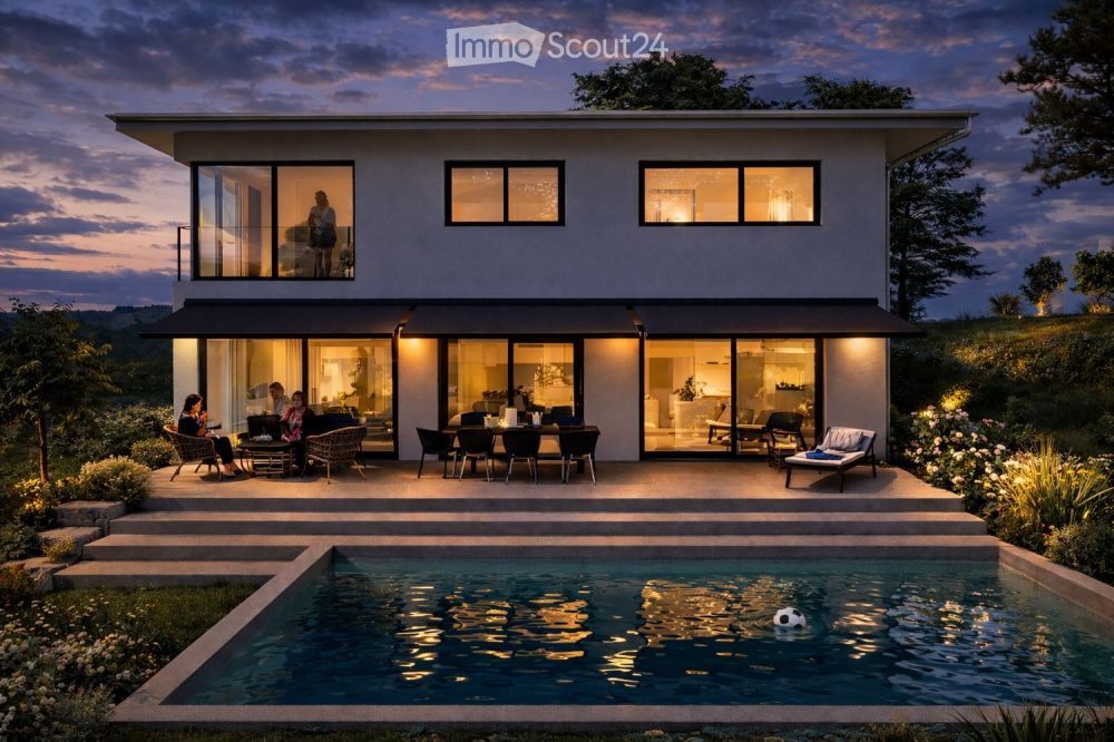 Neu - Moderne 5,5-Zimmer-Villa zu bauen – Seeblick & Baugenehmigung erteilt -  Bild 1