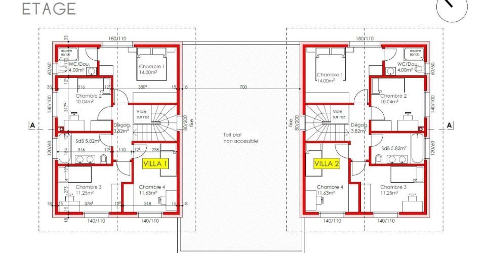 Villa de 5.5 pces jumelée à Autavaux - Maison 6 pièces - image - 7