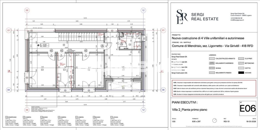 Außergewöhnliche Villa mit großer Fläche und privatem Pool - piani esecutivi 2