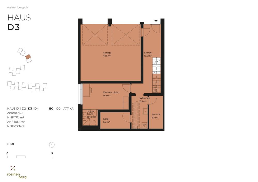 Moderne Architektur an bester Lage - 5.5 Zimmer Einfamilienhaus -  Bild 9