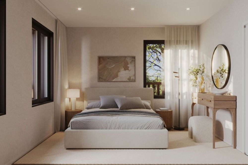 Bezugsbereiter Neubau: Einzigartiges Reihenhaus in Oberneunforn - Gepflegte Schlafzimmer im Neubau