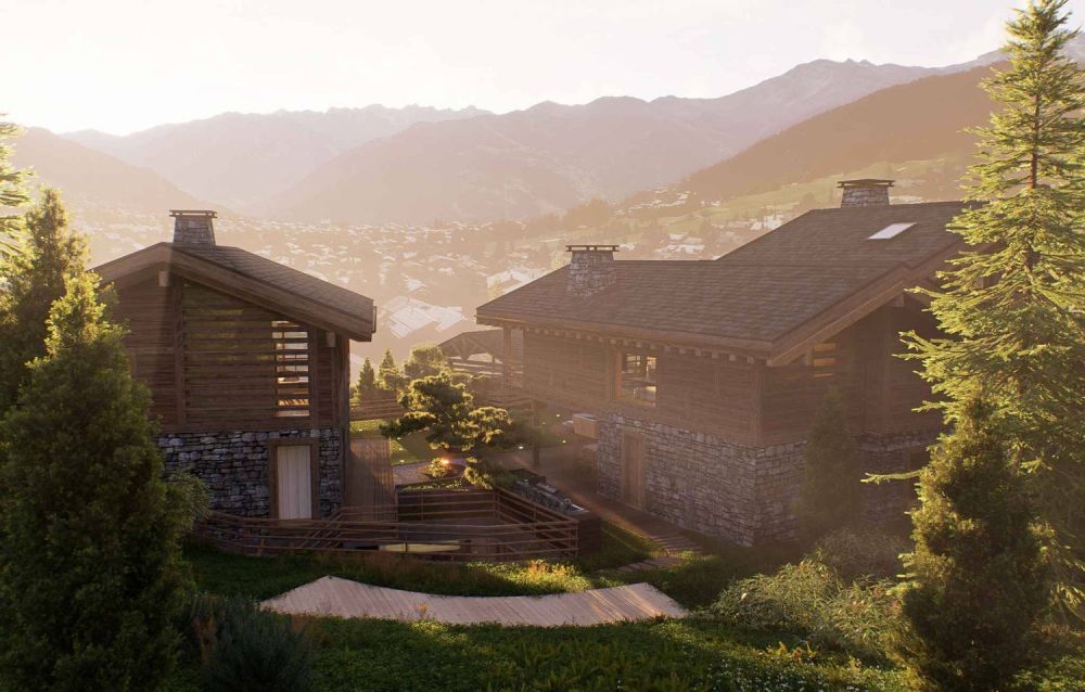 MAGNIFIQUE ET LUXUEUX CHALET A CONSTRUIRE - SKI IN/OUT - Bild 2