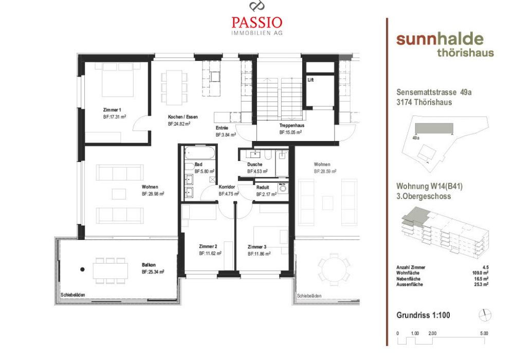 Attraktive 4.5-Zimmer Neubau-Wohnung mit modernem Komfort -  Bild 3