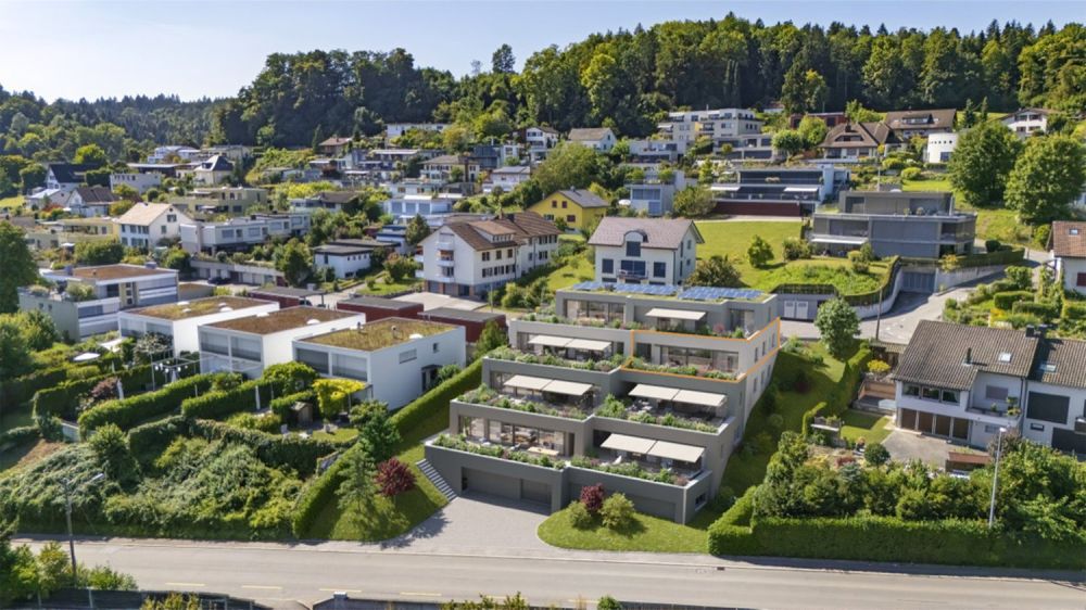 Stilvolle Terrassenwohnung mit Panorama-Weitblick - AUSSENVISUALISIERUNG