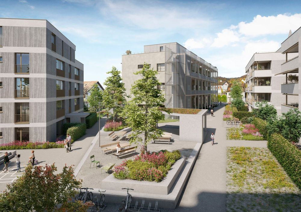 Wohnkomfort und Natur im Einklang - Müligasse Döttingen - Aussenvisualisierung