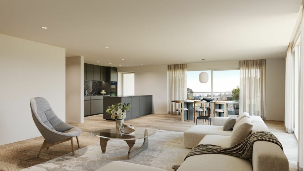 LAST CHANCE: Letzte Wohnung im Neubauprojekt Elevia Kreuzlingen: 3.5 Zimmer 1. OG Südwohnung - Bild 2