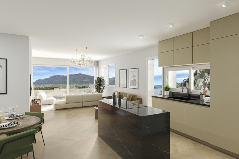 Brissago - Residenza Riasco Riva mit Privatstrand - Bild 3