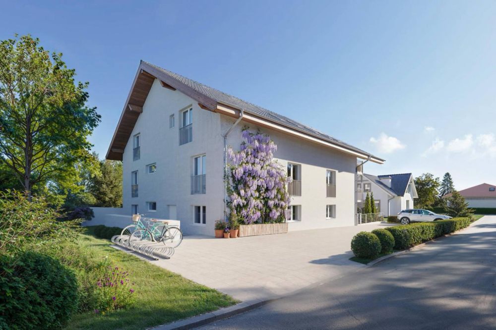 Luxusgipfel, Blick auf die Alpen für dieses 3,5-Zimmer-Attikapartment -  Bild 2