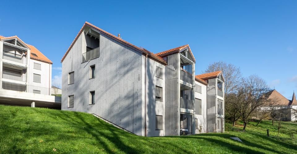 Appartement neuf de 3.5 pièces au rez avec terrasse et jardin à vendre à St-Aubin | FR - Appartement 3.5 pièces - image - 5