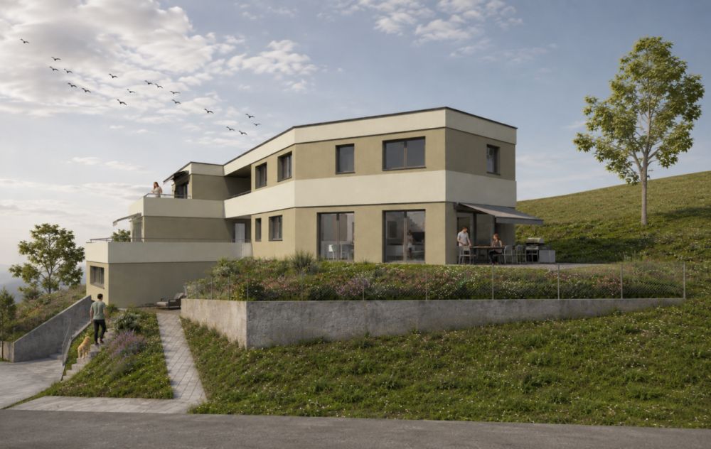 Grosszügiges Einfamilienhaus mit Bergsicht -  Bild 1