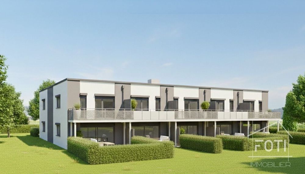 Maison mitoyenne de 4,5 pièces avec une belle vue. - Façade