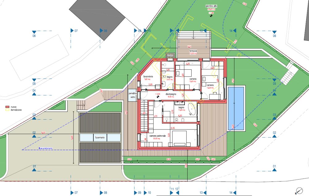 Villa 4.5 locali nuova costruzione, vista lago con piscina, Dino-Sonvico - Image 7