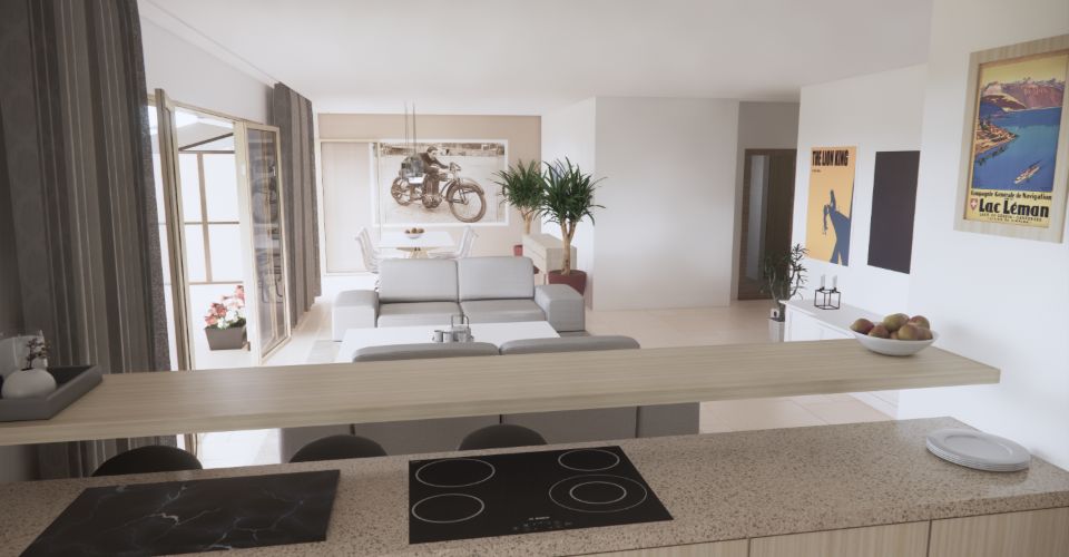 Promotion Résidence du Moulin, Bernex - Appartement B11 au 1er étage dans un cadre calme et résidentiel en campagne - Appartement 5 pièces - image - 4