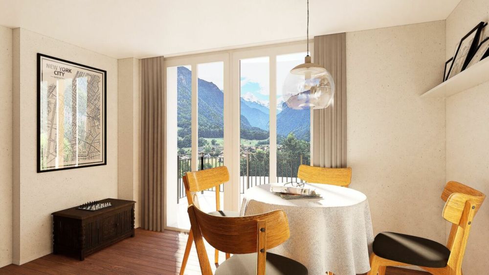 Neubau 4.5-Zimmer-Penthouse Nr. 18 im Mehrfamilienhaus Schönbühl 360° in Wilderswil -  Bild 8