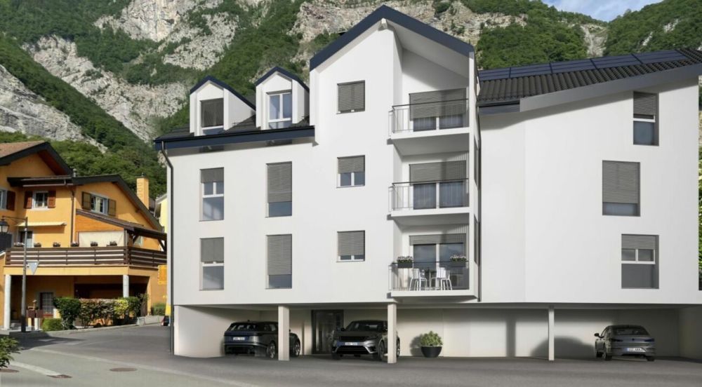 3,5 Zimmer, alles neu, Garten und Dents du Midi! -  Bild 9