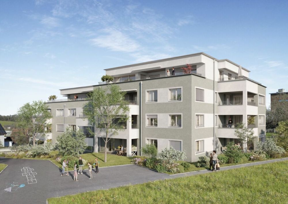 Minergie | 133 m² | 4.5-Zi.-Wohnung | 2. OG | Erstbezug - Visualisierungen