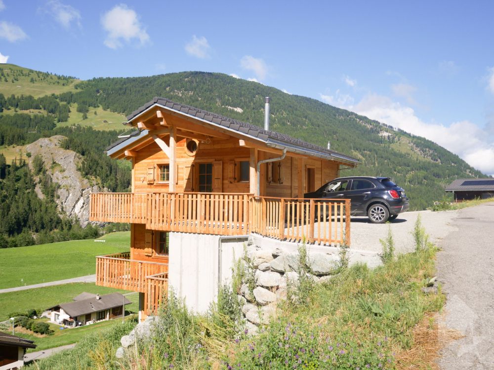 Superbe chalet neuf à Liddes ! Ensoleillement top et belle vue ! - Extérieur chalet