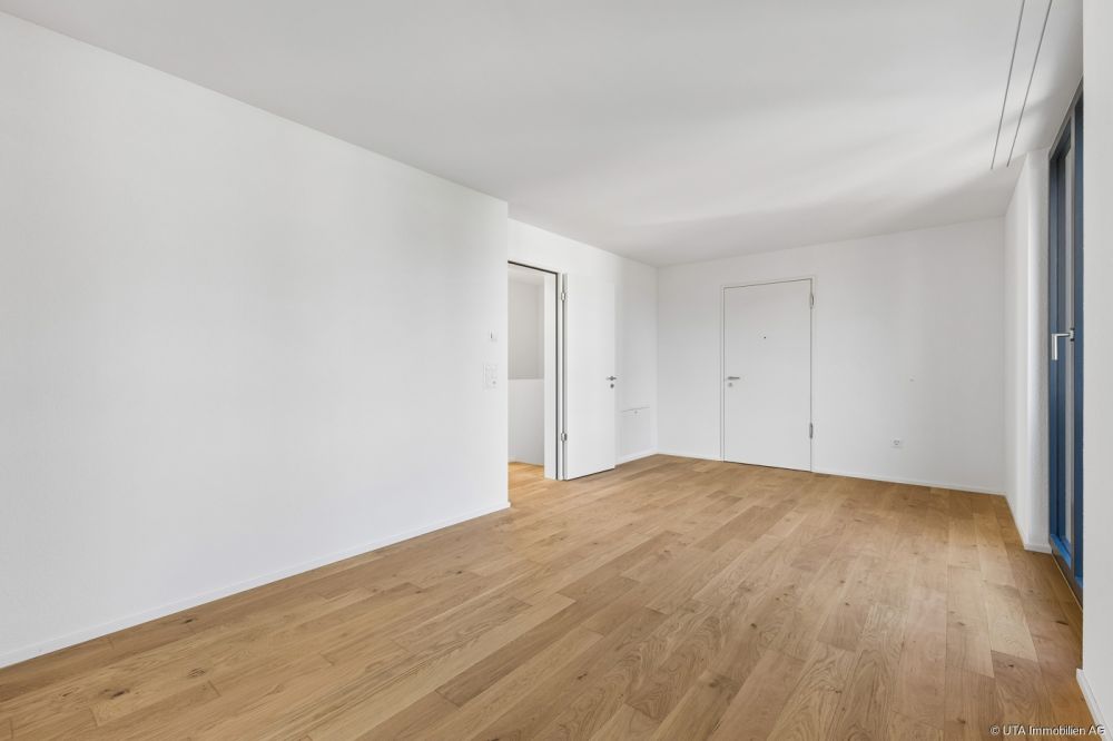 Hochwertige 3-Zimmer-Maisonette-Neubauwohnung mit grosser Terrasse un - Zimmer mit zusätzlichem, separaten Hauseingang  - Obergeschoss