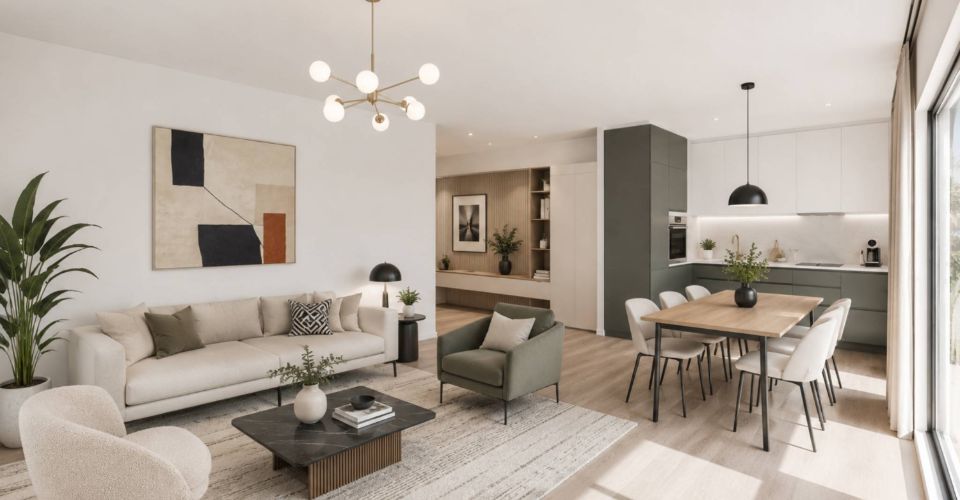Denges - Appartement 3,5 pièces avec terrasse et jardin de 42 m² - Appartement 3 pièces - image - 2