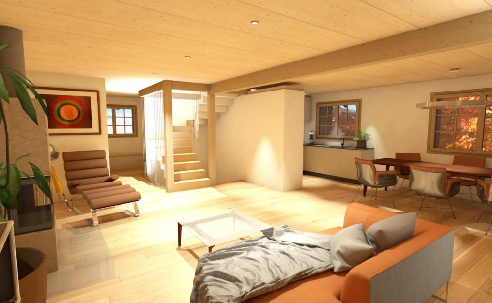 Modernes Chalet mit nachhaltiger Bauweise und Bergpanorama -  Bild 7