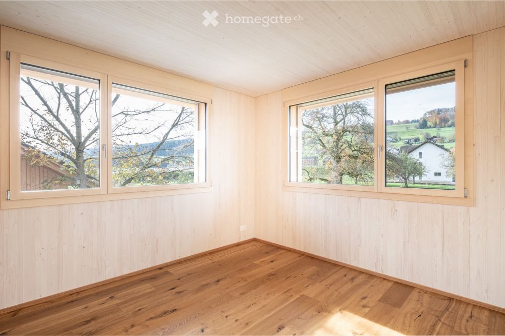 Natürlich wohnen in Mosen: Modernes Holzhaus nahe Hallwilersee -  Bild 5