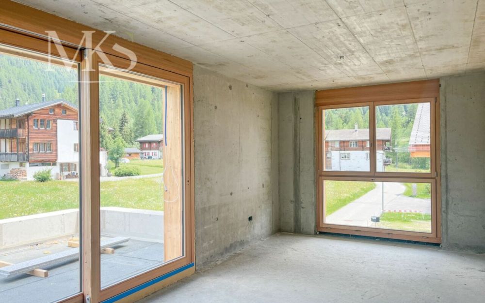 Super Einfamilienhaus in Reckingen - Wohnen, wo das Goms am schönsten ist. - Masterbedroom