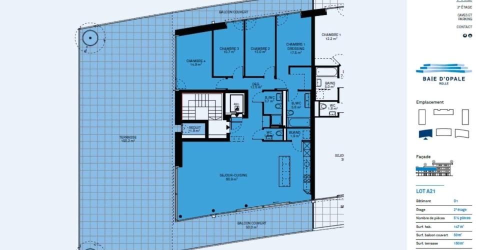 Appartement d'exception face au lac – 5.5 pièces avec spacieuse terrasse - Appartement 5.5 pièces - image - 7