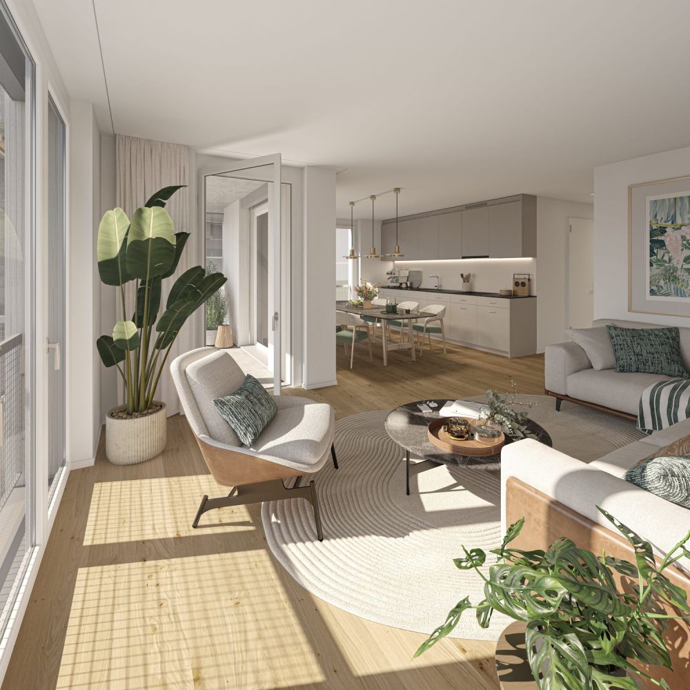Moderne 2.5 Zimmer-Wohnung im neuen Flawa-Areal -  Bild 2