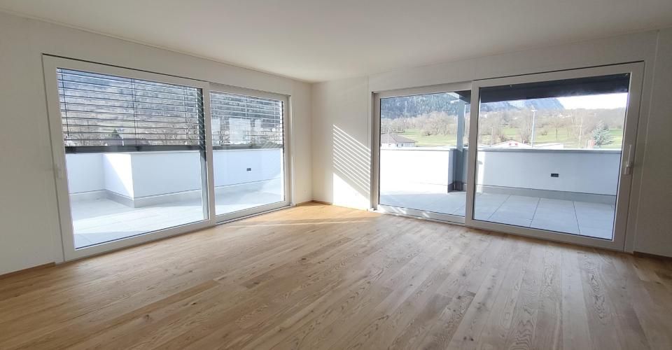 Attique d"exception à deux pas du golf de Susten - Appartement terrasse 3.5 pièces - image - 1
