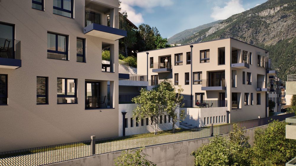 Wohnprojekt BACCHUS: Helle 4.5 ZWG mit grosser Terrasse - Vis_Bacchus_3_A