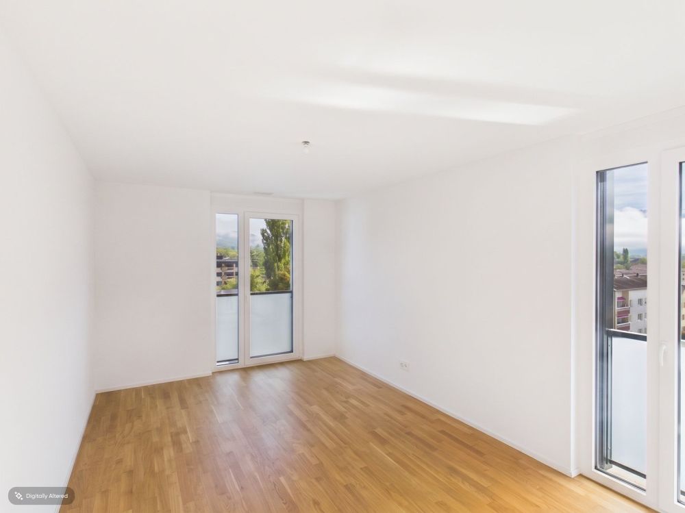 Delémont : 2,5 pièces Minergie-P - central, vue panoramique et au bord de la rivière | Delémont: 2,5-Zimmer-Wohnung Minergie-P - zentral, Panoramablick und direkt am Fluss - Image 4