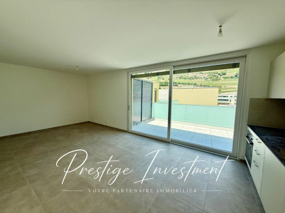 Attique 2.5 pièces neuf avec terrasse et vue montagnes ? Uvrier / Sion -  Bild 2