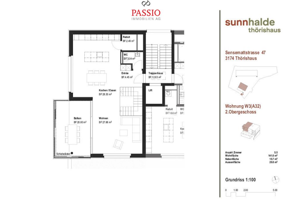 Hochwertige 5.5-Zimmer Neubau-Duplexwohnung mit exklusivem Innenausbau -  Bild 4